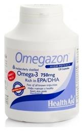 Omegazon Ιχθυέλαιο 750mg 120 κάψουλες Health Aid