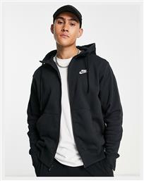 Sportswear Club Fleece Ζακέτα με Κουκούλα Nike από το E-tennis