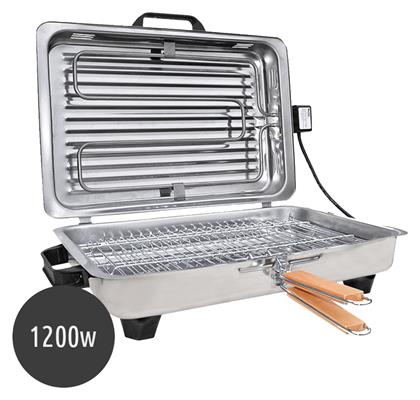 20107 Ψησταριά Σχάρας 1200W Ανοξείδωτη Roller Kappatos