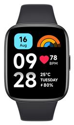 Redmi Watch 3 Active Αδιάβροχο με Παλμογράφο (Μαύρο) Xiaomi